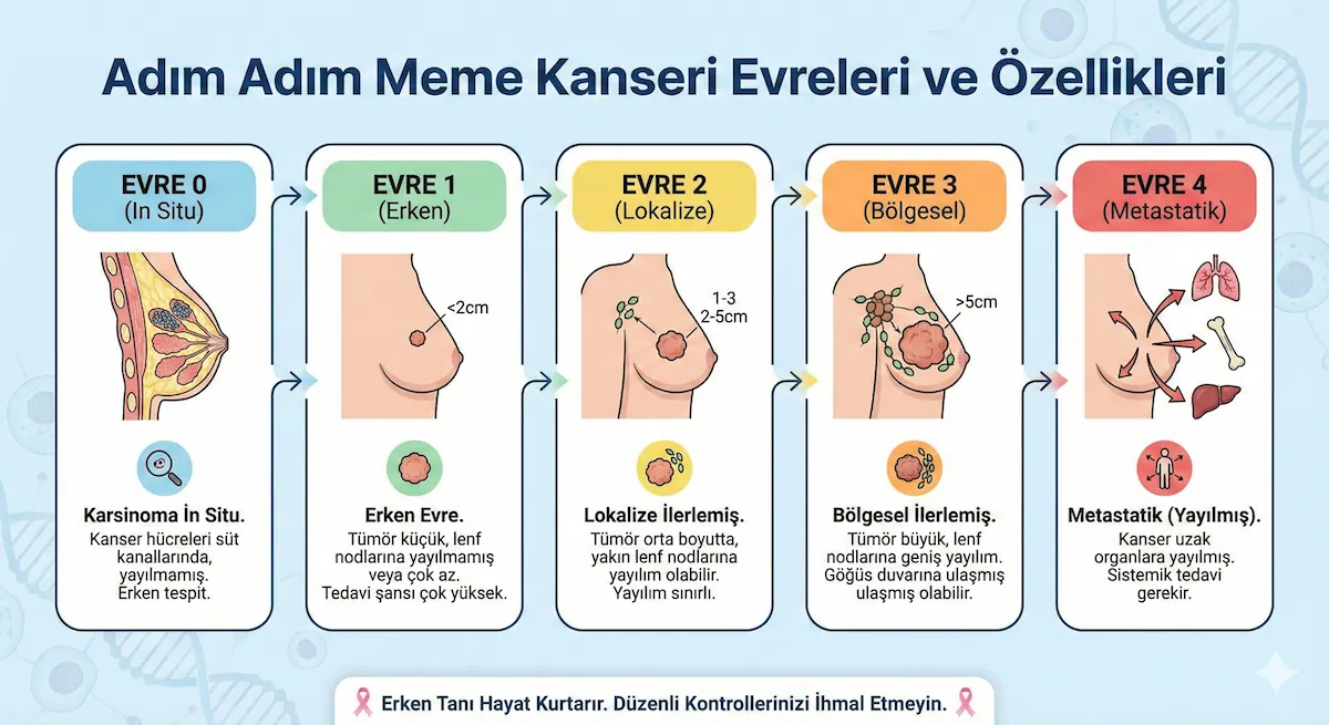 Meme Kanseri Evreleri 2 adim adim meme kanseri evreleri