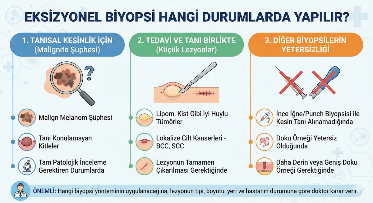 Eksizyonel Biyopsi 2 eksizyonel biyopsi hangi durumlarda yapilir