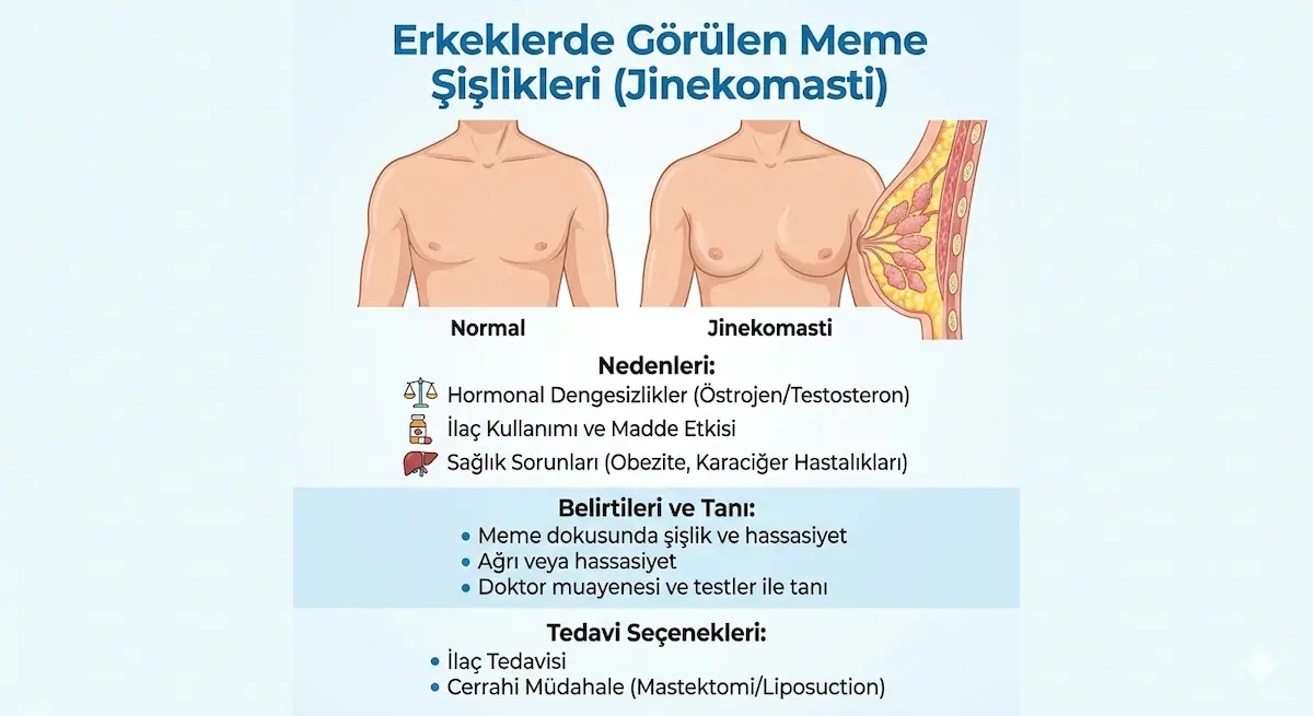 Memede Şişlik 4 erkeklerde gorulen meme sislikleri