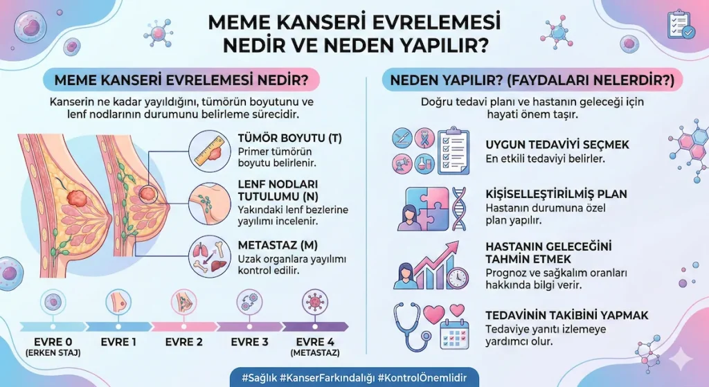 Meme Kanseri Evreleri 13 meme kanseri evrelemesi nedir neden yapilir