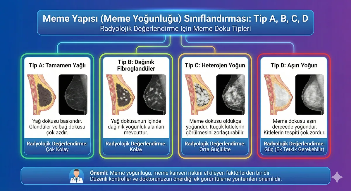 BIRADS Sınıflandırması 4 meme yapisi siniflandirmasi