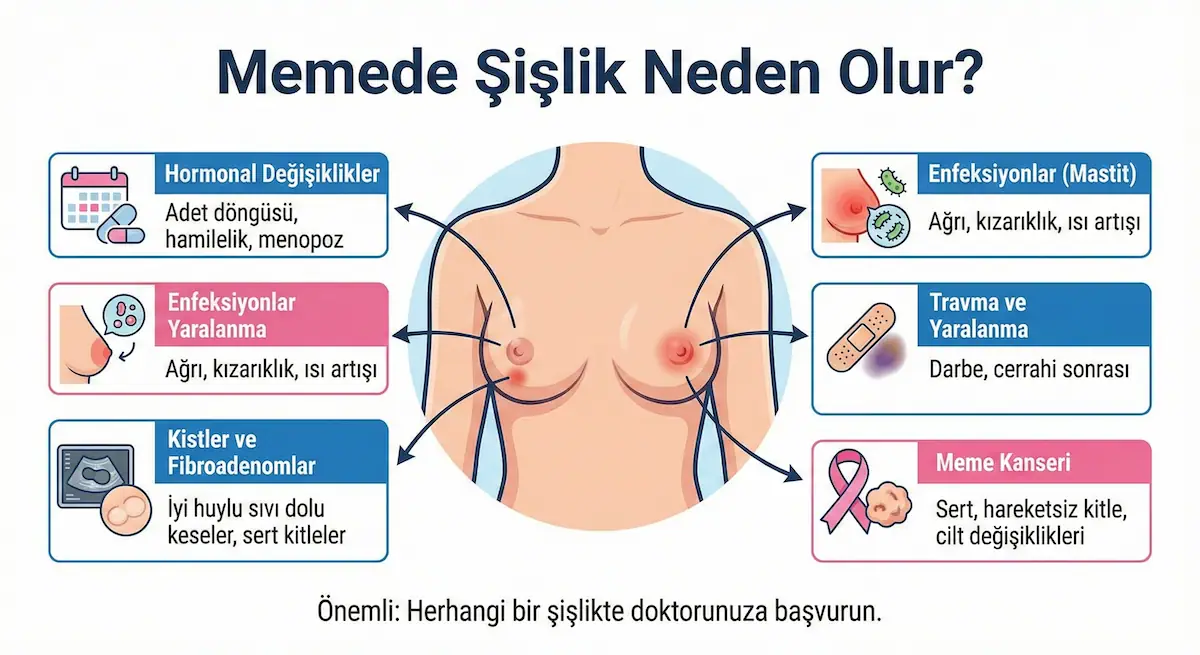 Memede Şişlik 2 memede sislik nedenleri