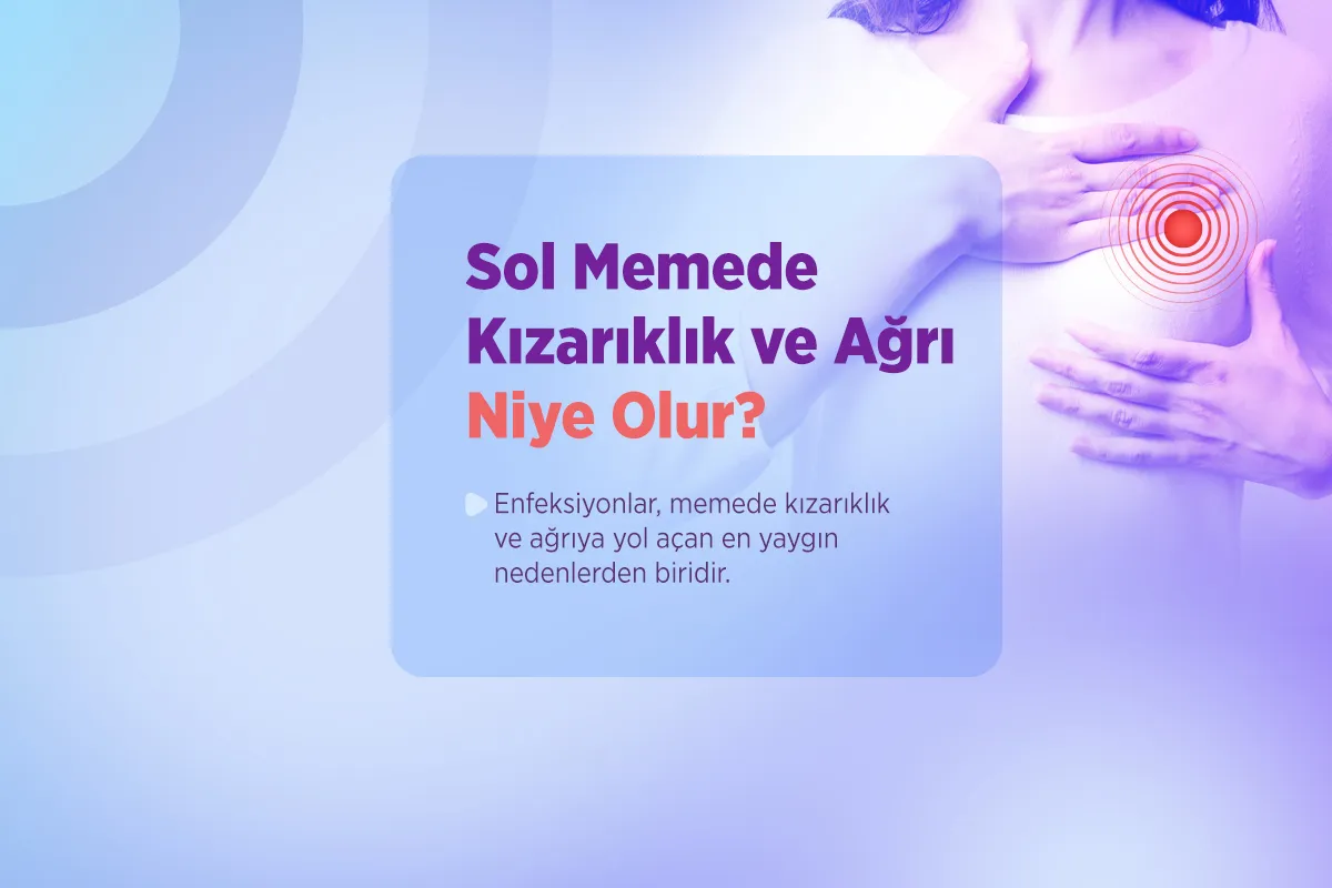 Memede Kızarıklık 4 sol memede kizariklik